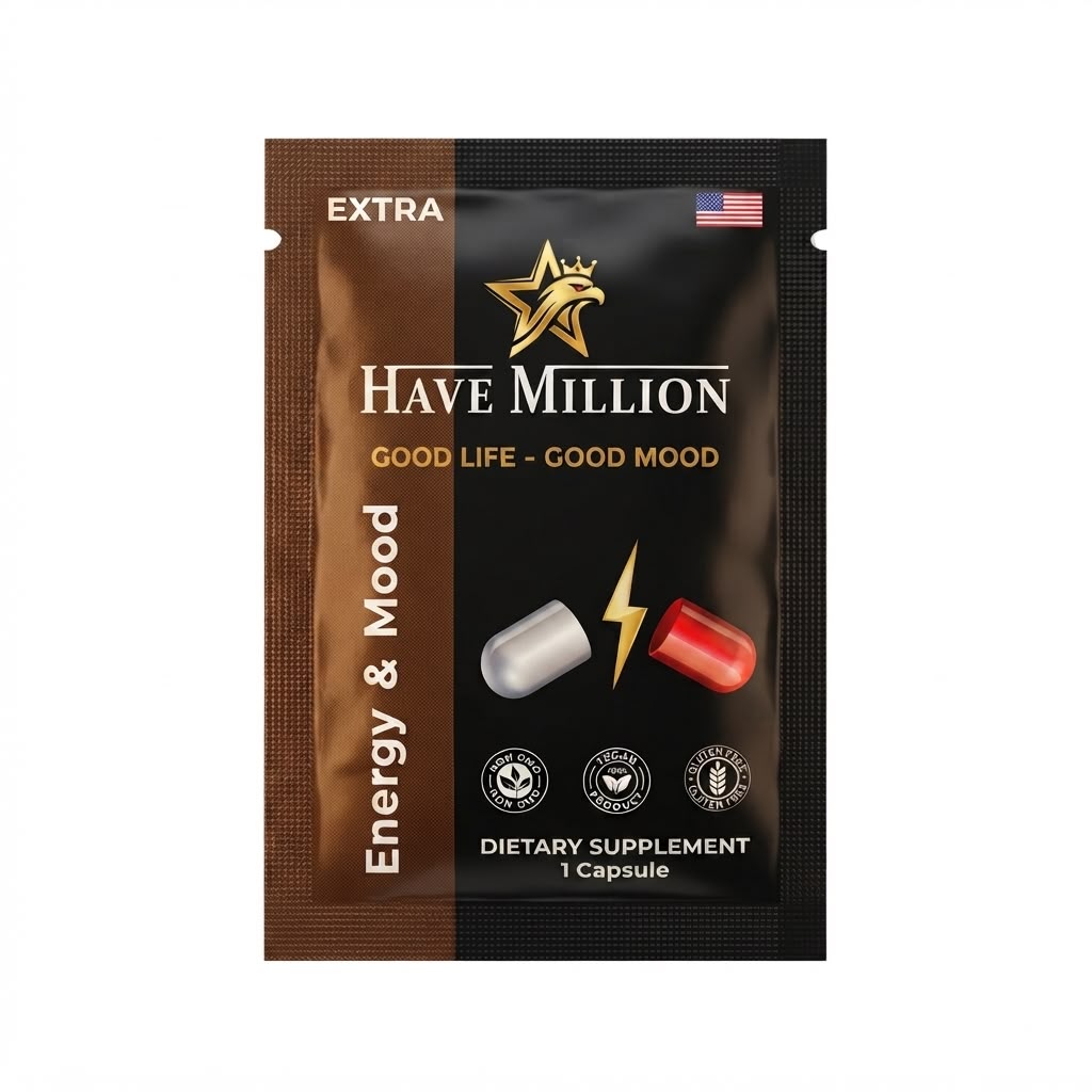 Have Million™ Energy + Mood
30-Day Supply | 1 Capsule Daily
