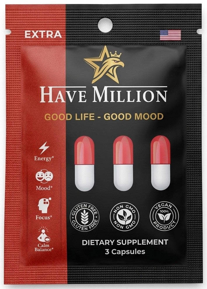 Have Million™ Advanced Performance
20-Day Supply | 3 Capsules Daily