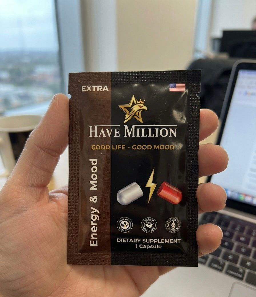 Have Million™ Energy + Mood
30-Day Supply | 1 Capsule Daily