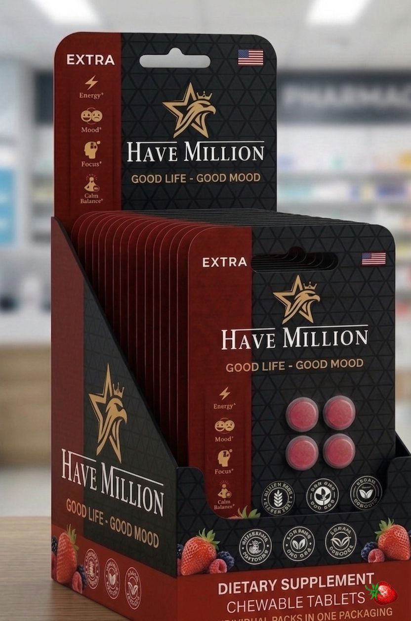Have Million™ Energy + Mood Chewable Tablets - Strawberry Flavor