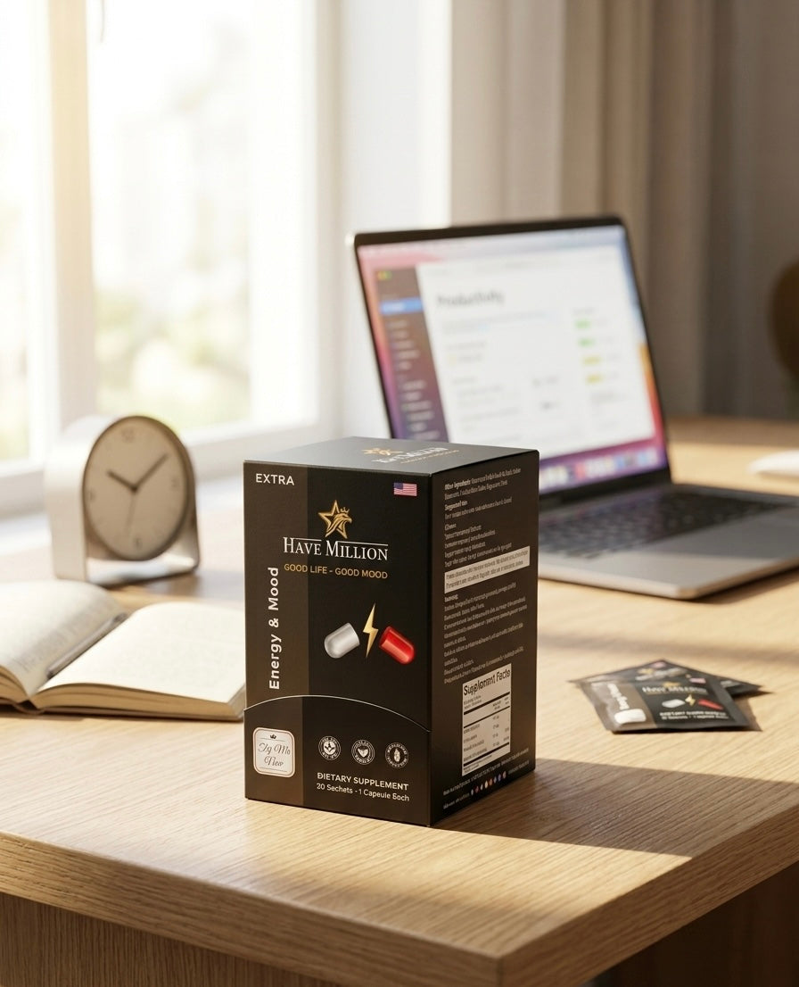 Have Million™ Energy + Mood
30-Day Supply | 1 Capsule Daily