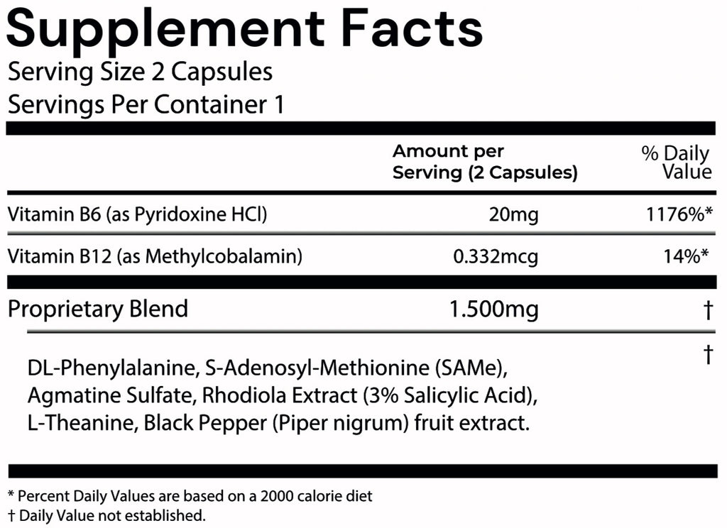 Mood Balance 30-Day Supply | 2 Capsules Daily