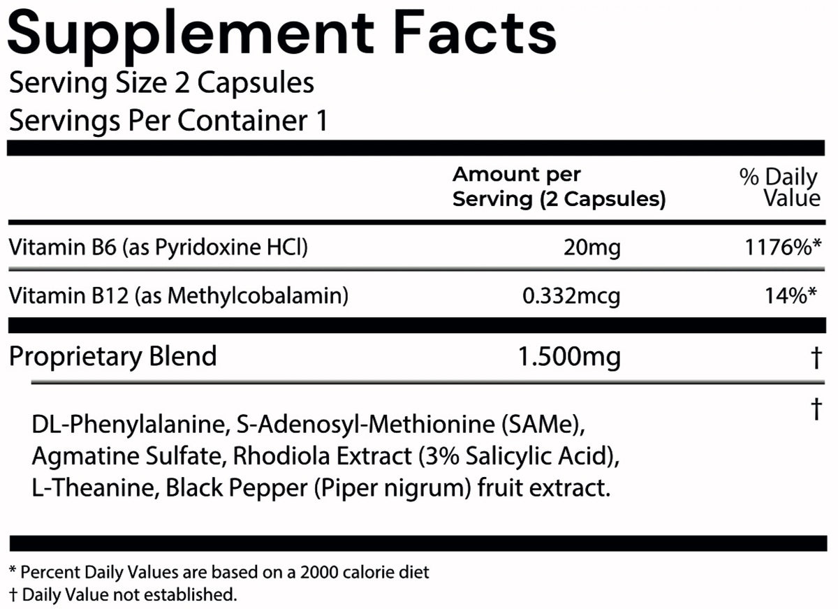 Mood Balance 30-Day Supply | 2 Capsules Daily