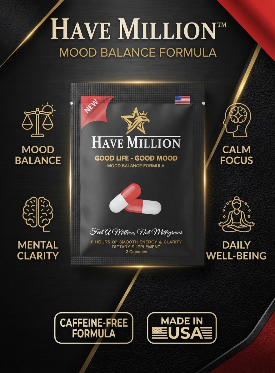 Have Million™ Mood Balance
30-Day Supply | 2 Capsules Daily
