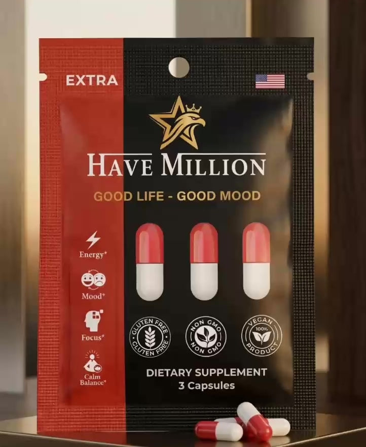 Have Million™ Advanced Performance
20-Day Supply | 3 Capsules Daily